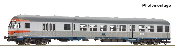 Roco 6200163 - H0 - Steuerwagen 2. Kl. Silberling, DB, Ep. IV - DC-Digital